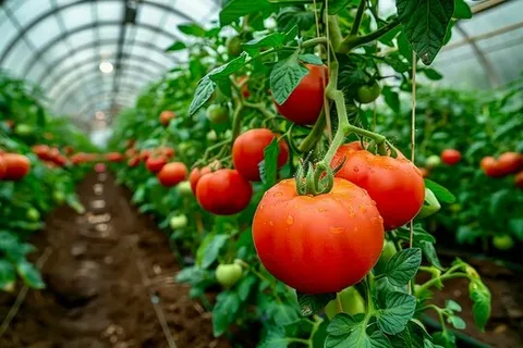 تصویر 4 از گوجه فرنگی گلخانه ای صادراتی رسیده آبدار استاندارد